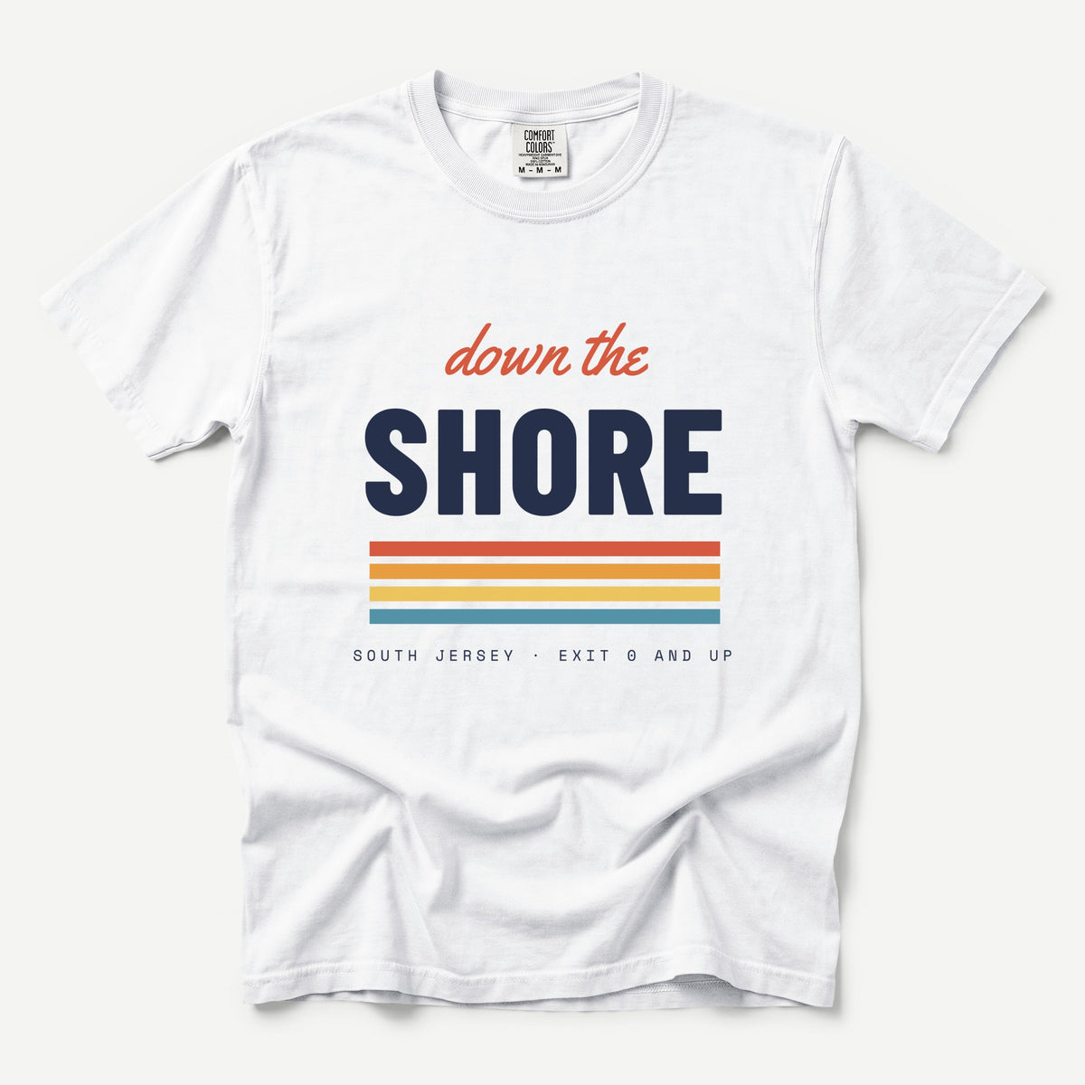 Retro Down the Shore Jersey Shore Tee