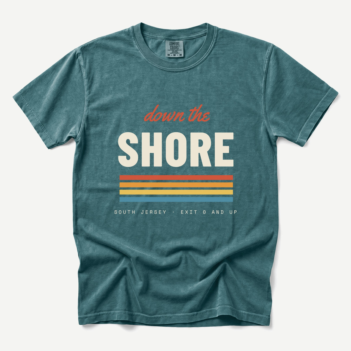 Retro Down the Shore Jersey Shore Tee