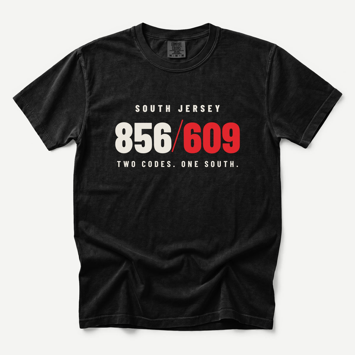 Two Codes 856 609 South Jersey Tee