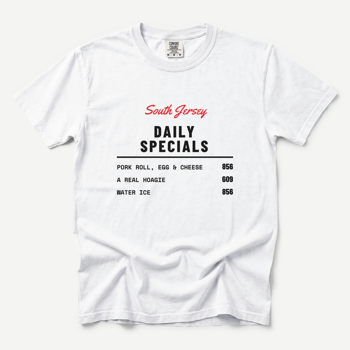 Diner Menu South Jersey Tee