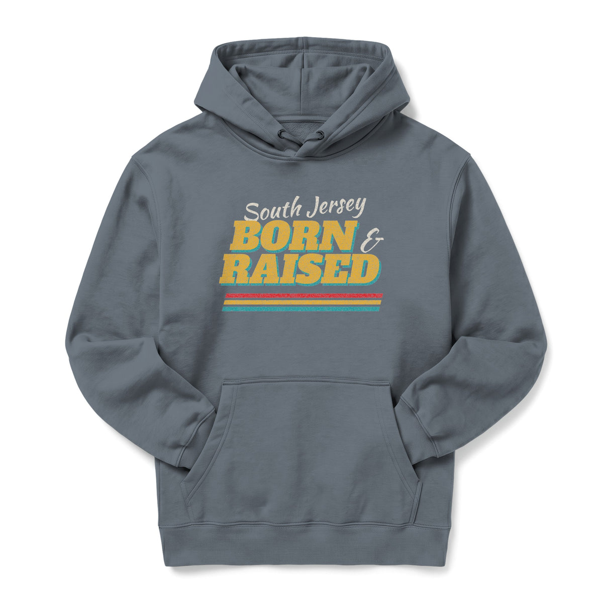 Born and Raised South Jersey Retro Hoodie