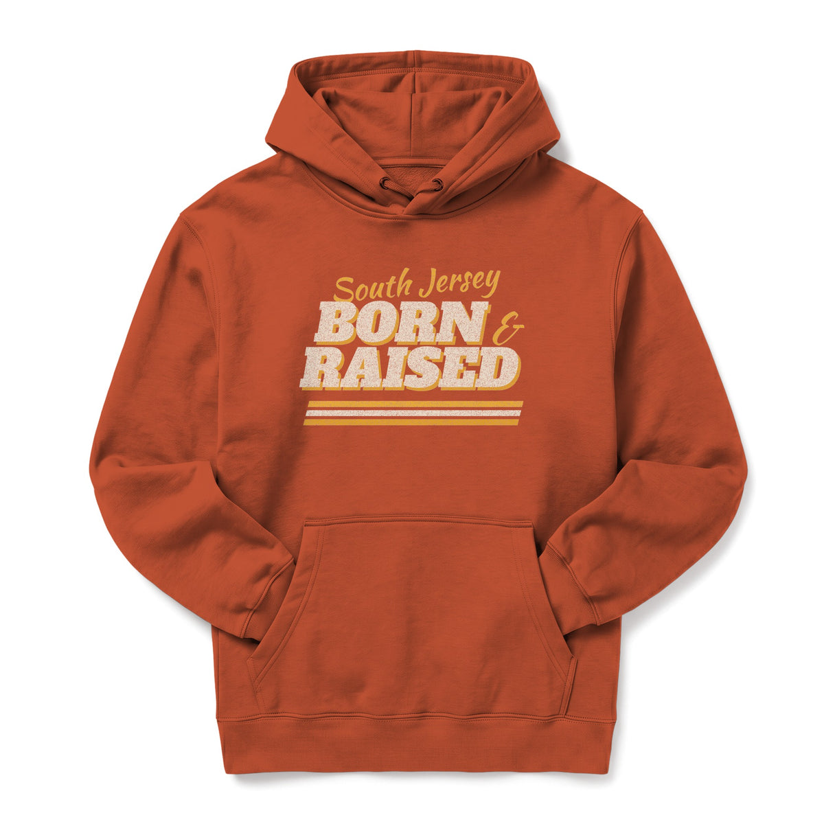 Born and Raised South Jersey Retro Hoodie