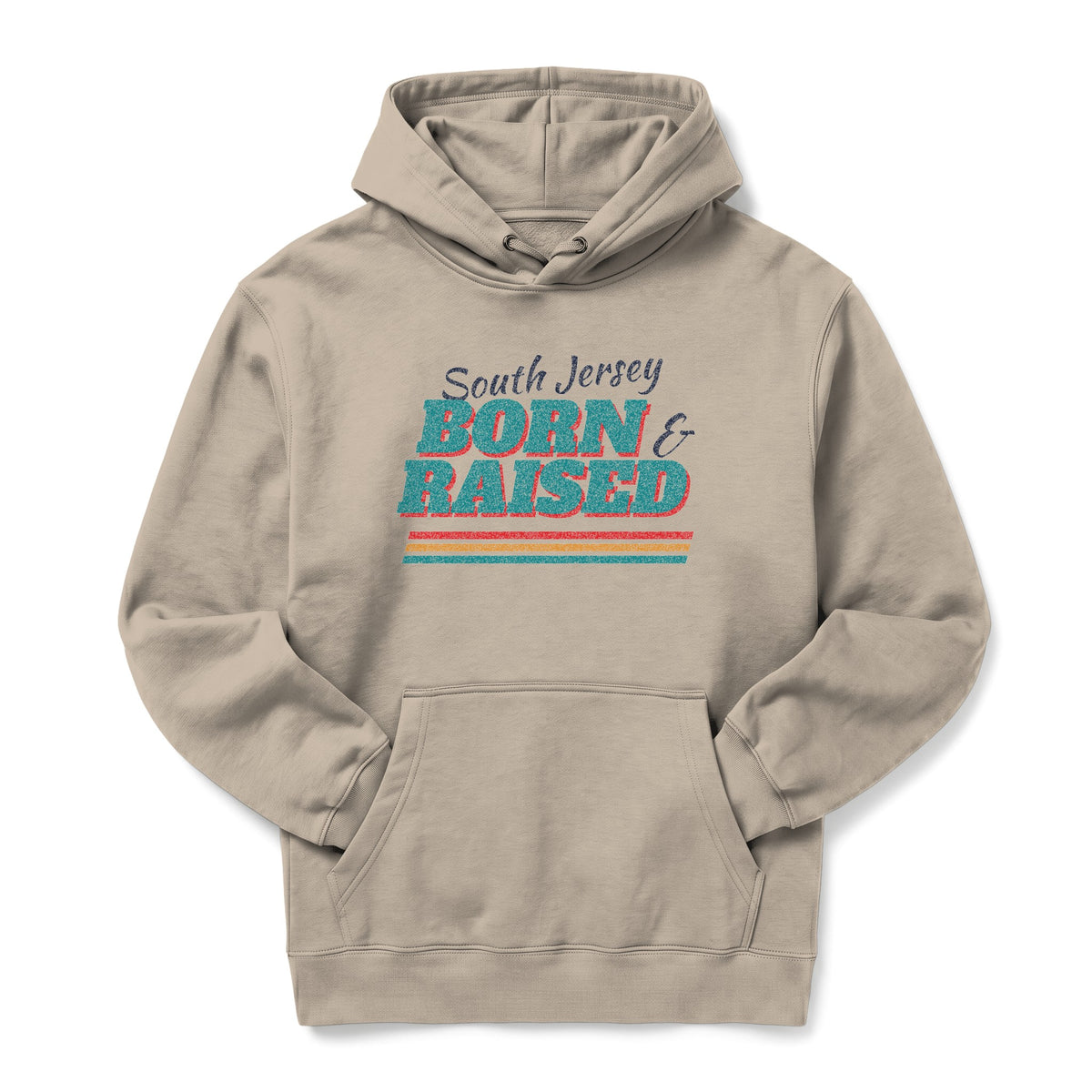 Born and Raised South Jersey Retro Hoodie