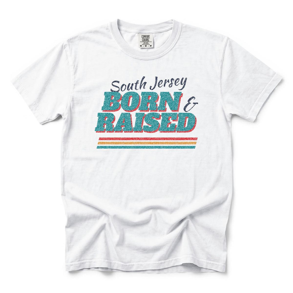 Born and Raised South Jersey Retro Tee