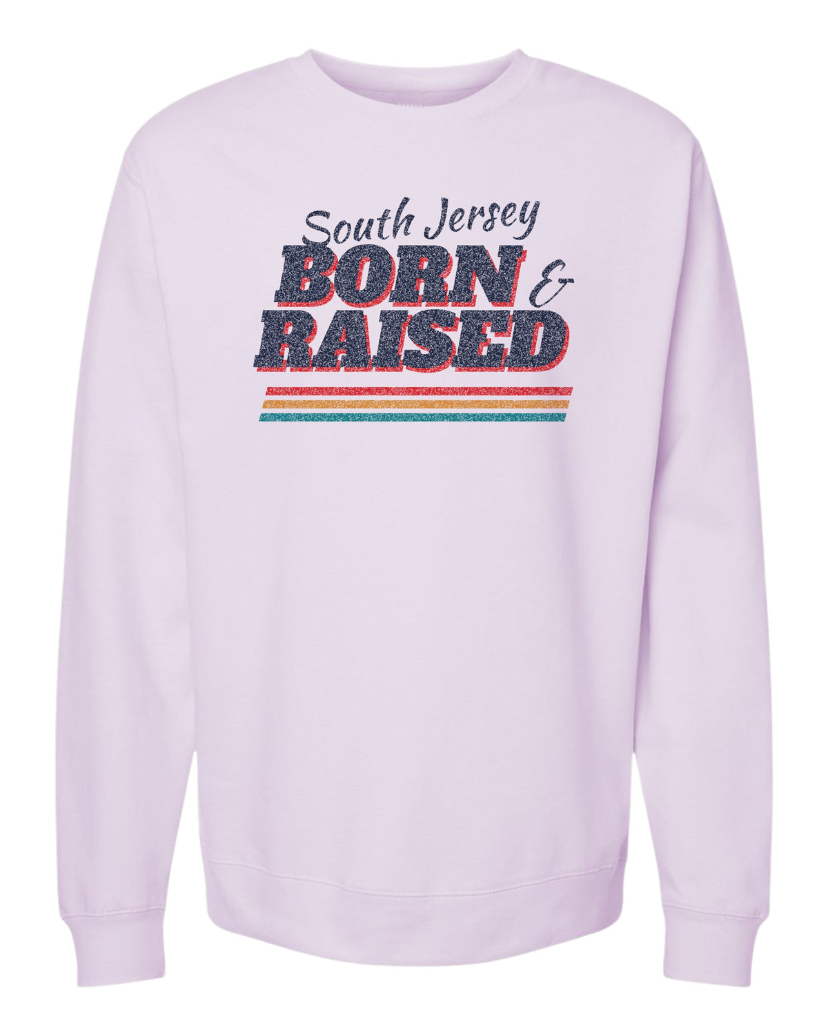 Born and Raised South Jersey Retro Crewneck