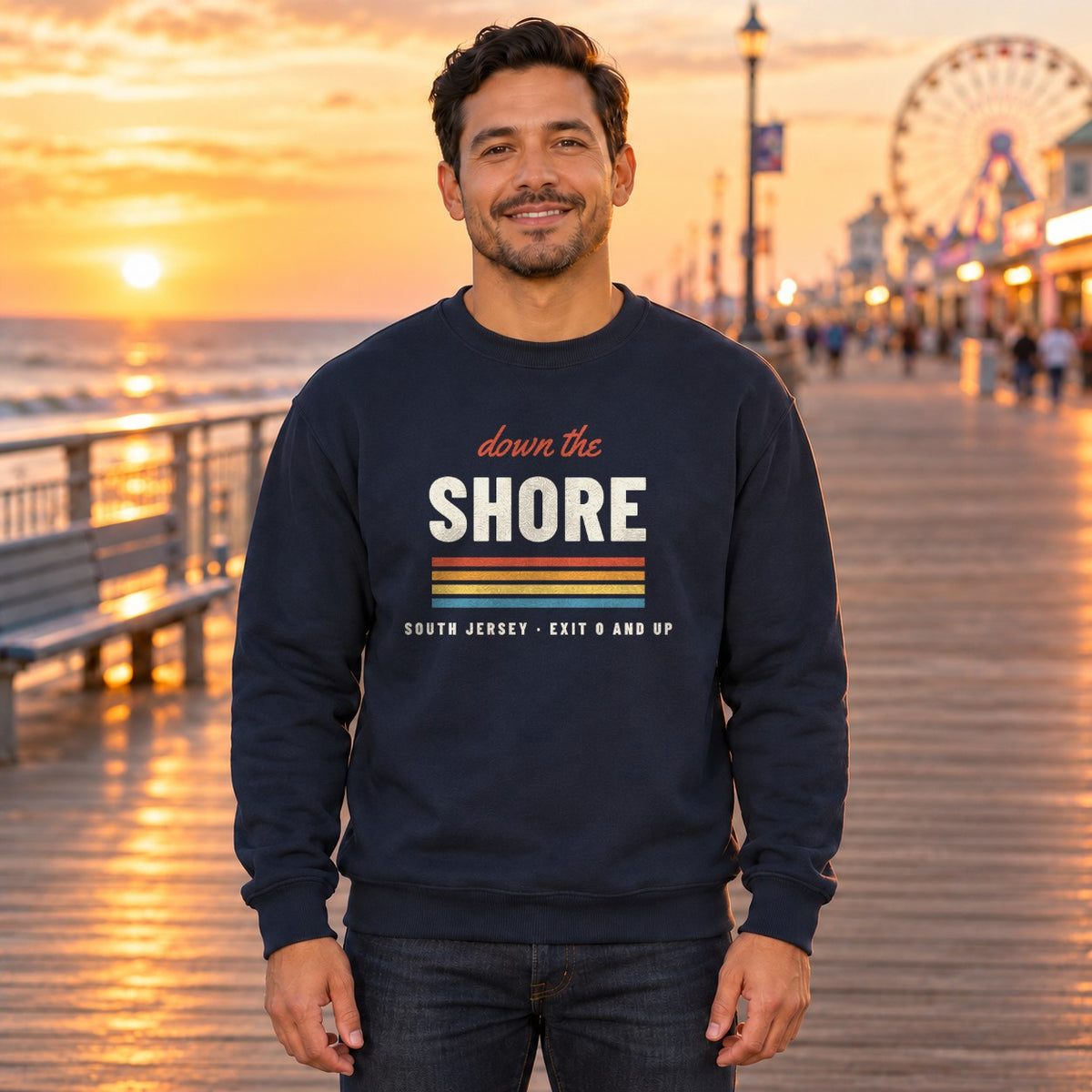 Down the Shore Jersey Shore Crewneck