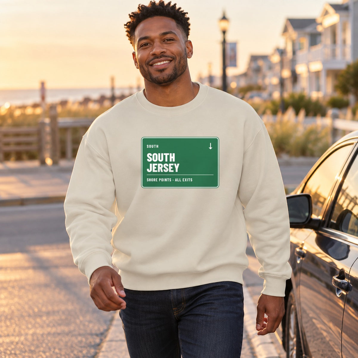 Shore Points Jersey Shore Crewneck