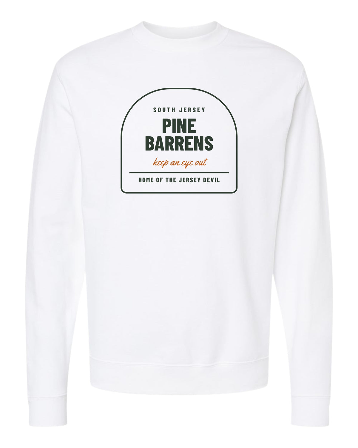 The Pines Pine Barrens South Jersey Crewneck