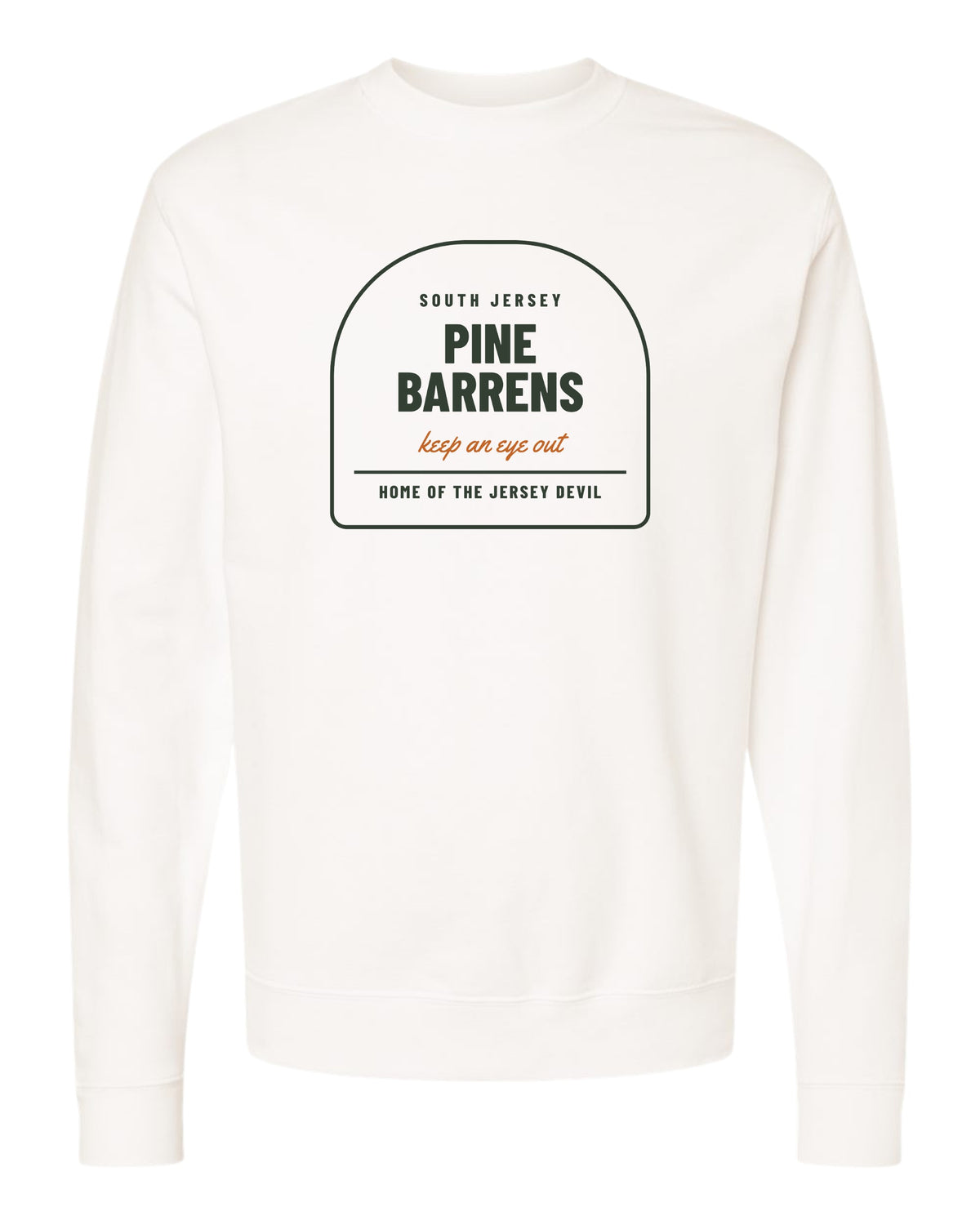 The Pines Pine Barrens South Jersey Crewneck