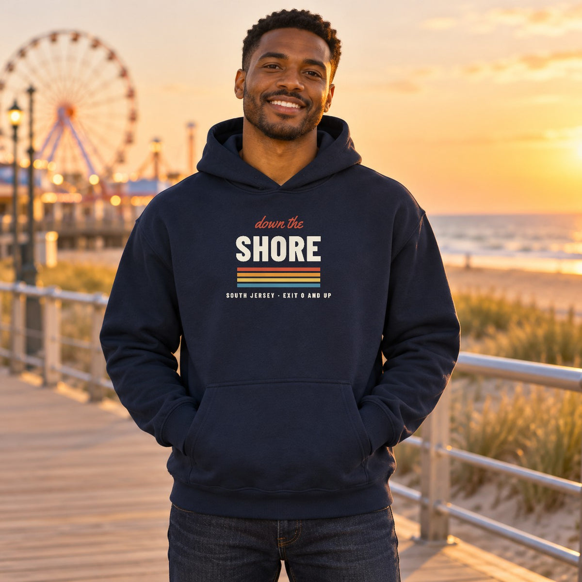 Down the Shore Jersey Shore Hoodie