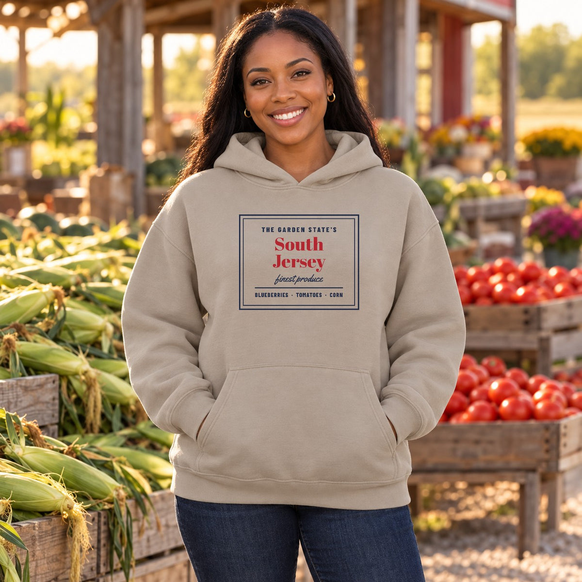 Grown Here Jersey Corn South Jersey Hoodie