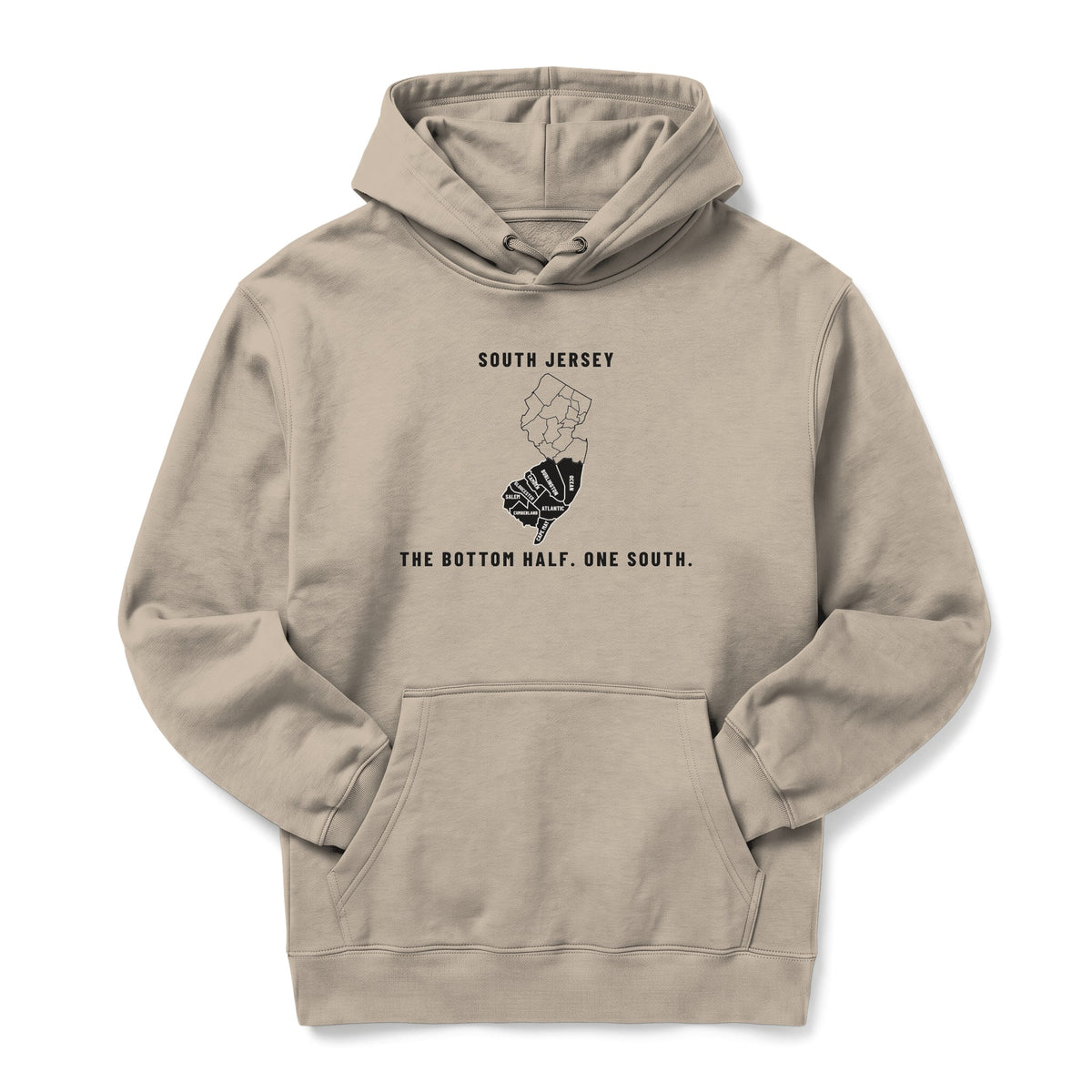 The Roster South Jersey Map Hoodie