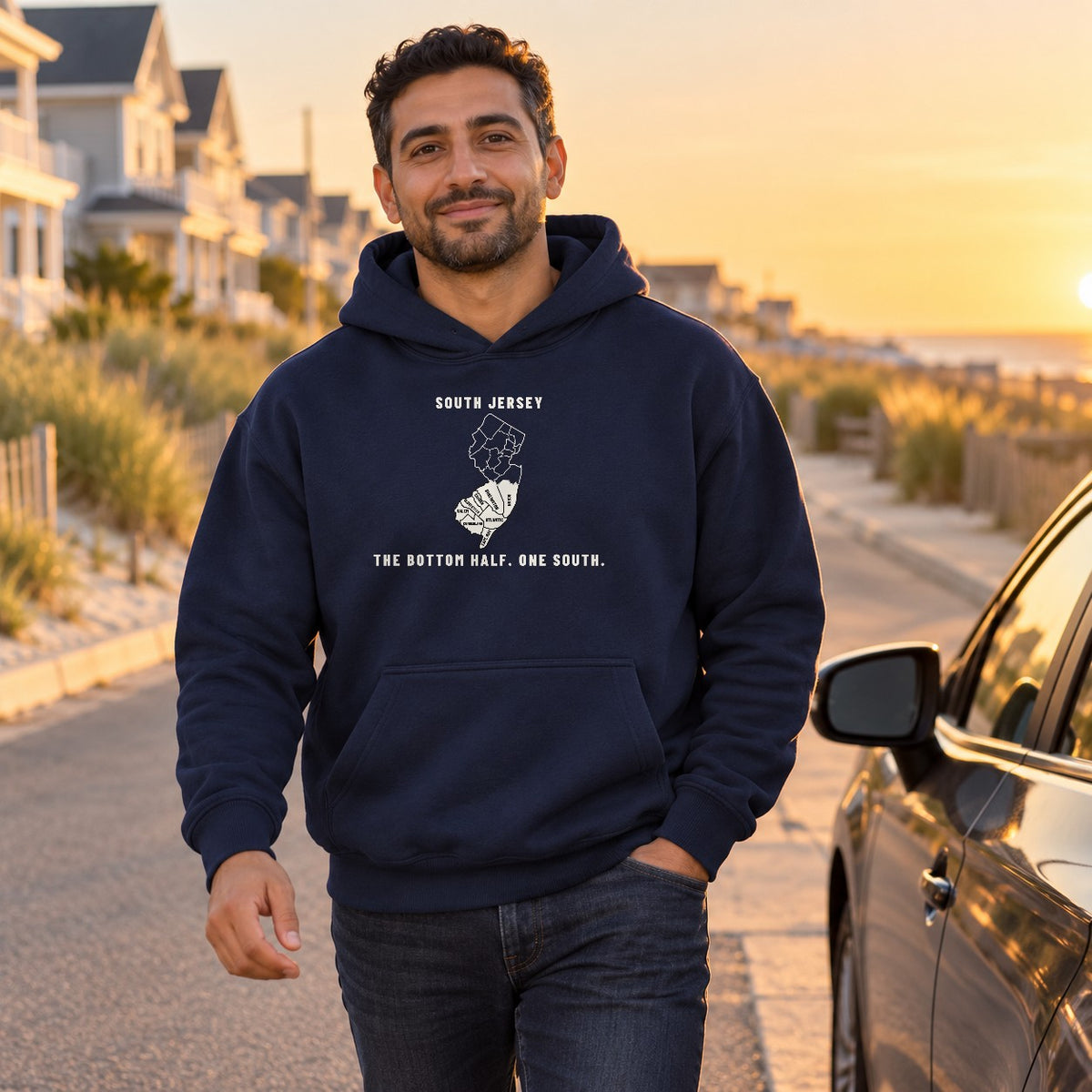The Roster South Jersey Map Hoodie