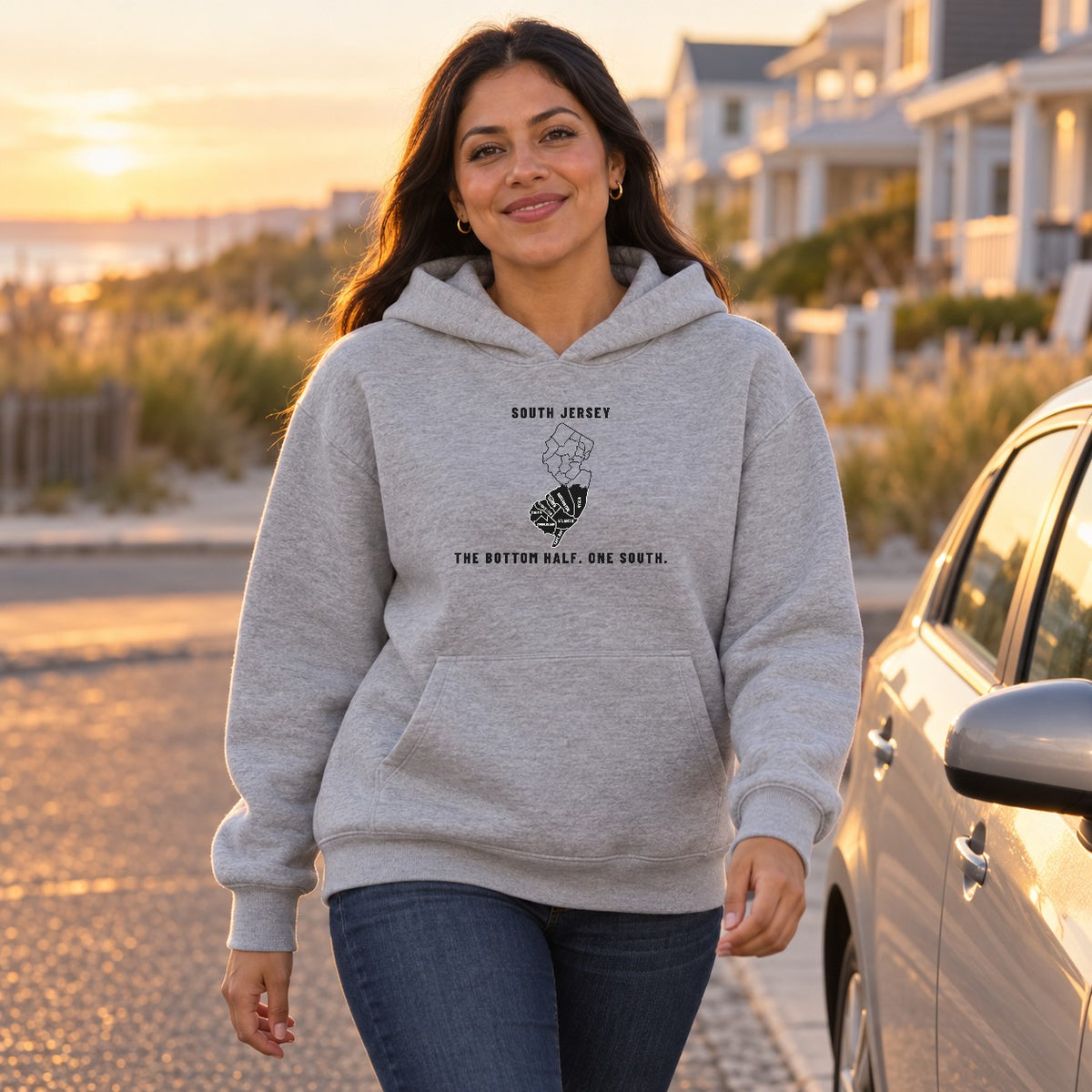 The Roster South Jersey Map Hoodie