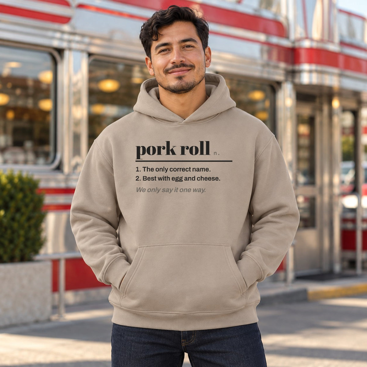 Say It Right Pork Roll South Jersey Hoodie