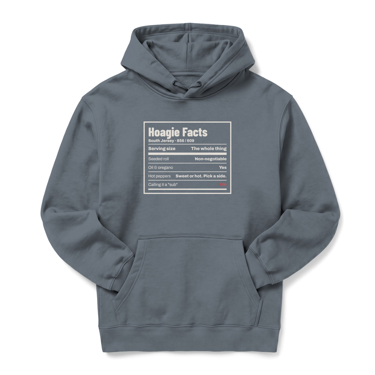 Hoagie Facts South Jersey Hoodie