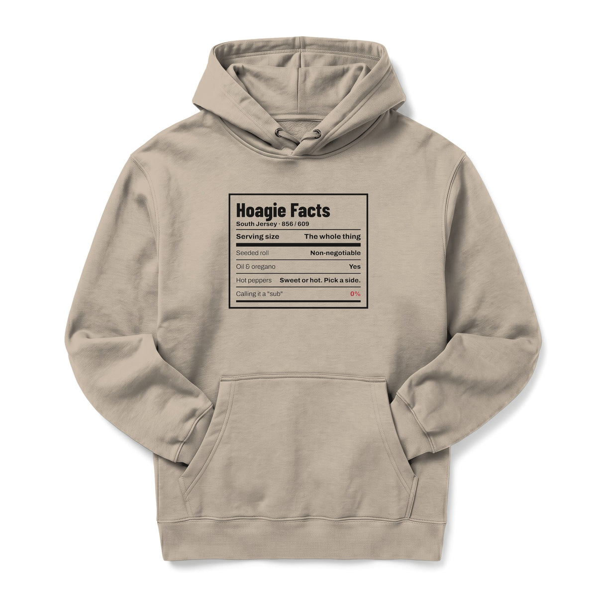 Hoagie Facts South Jersey Hoodie