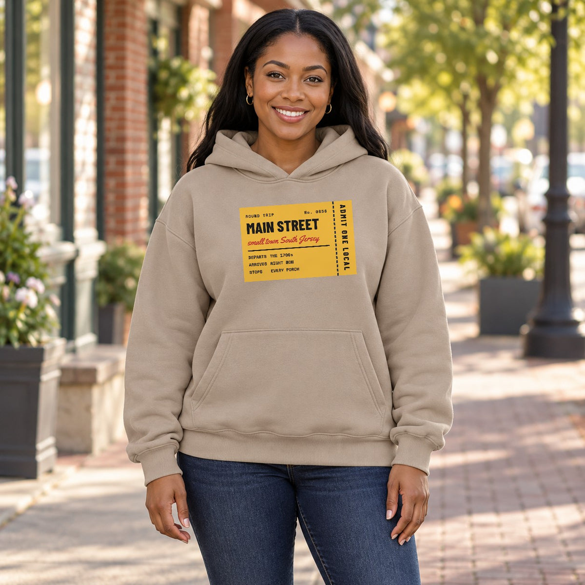 Small Towns South Jersey Hoodie