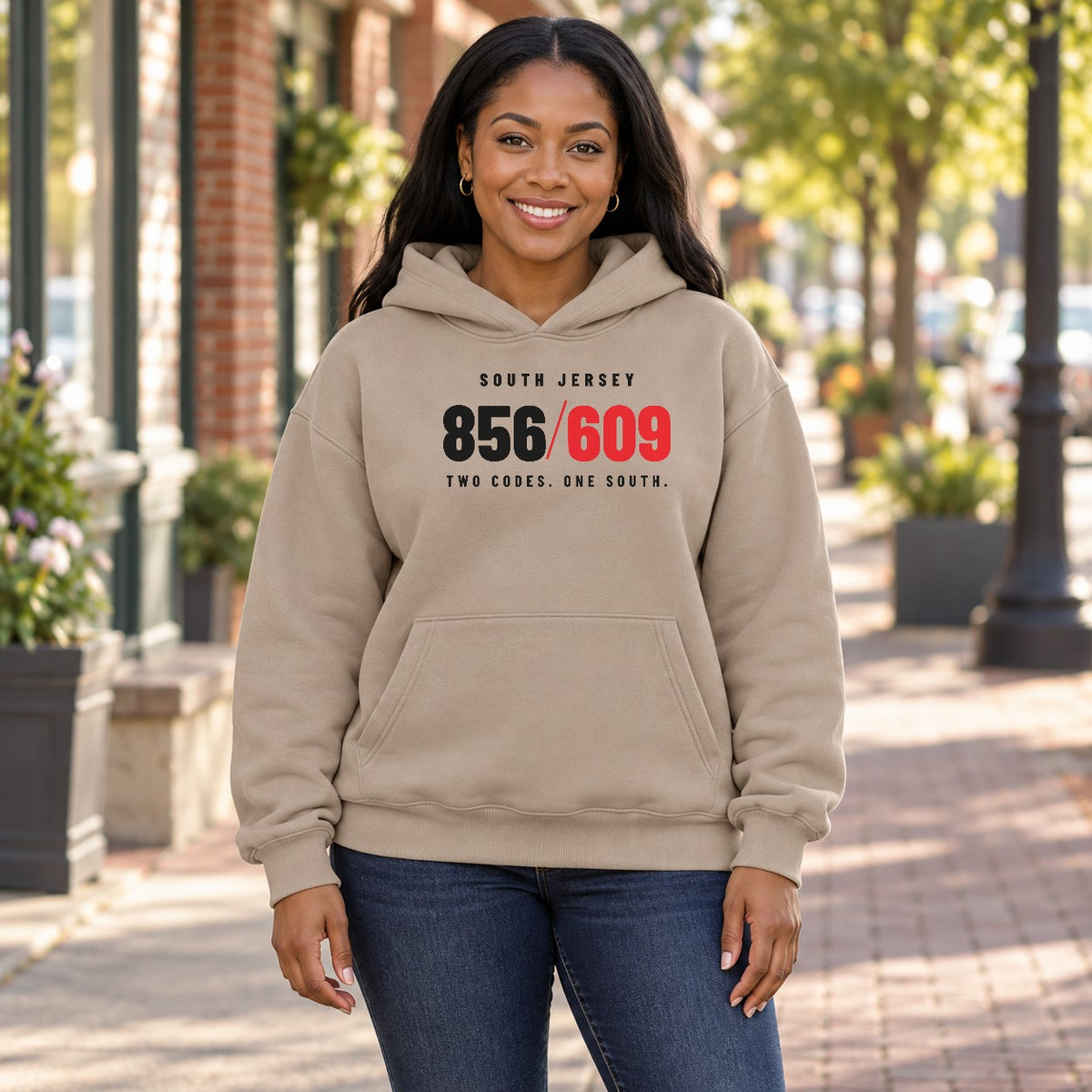 Two Codes 856 609 South Jersey Crewneck