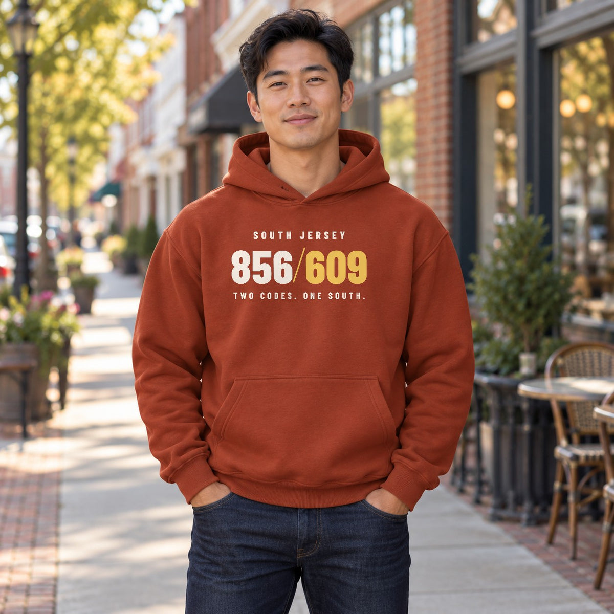 Two Codes 856 609 South Jersey Crewneck