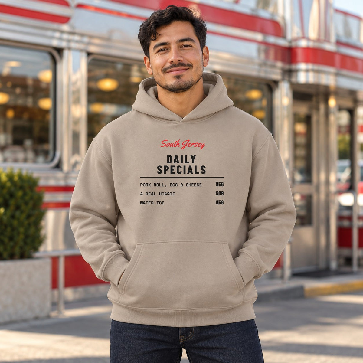 Diner Menu South Jersey Hoodie