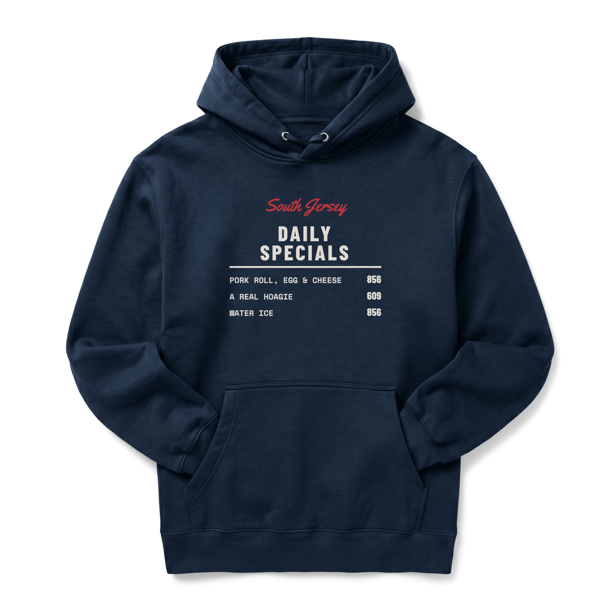 Diner Menu South Jersey Hoodie