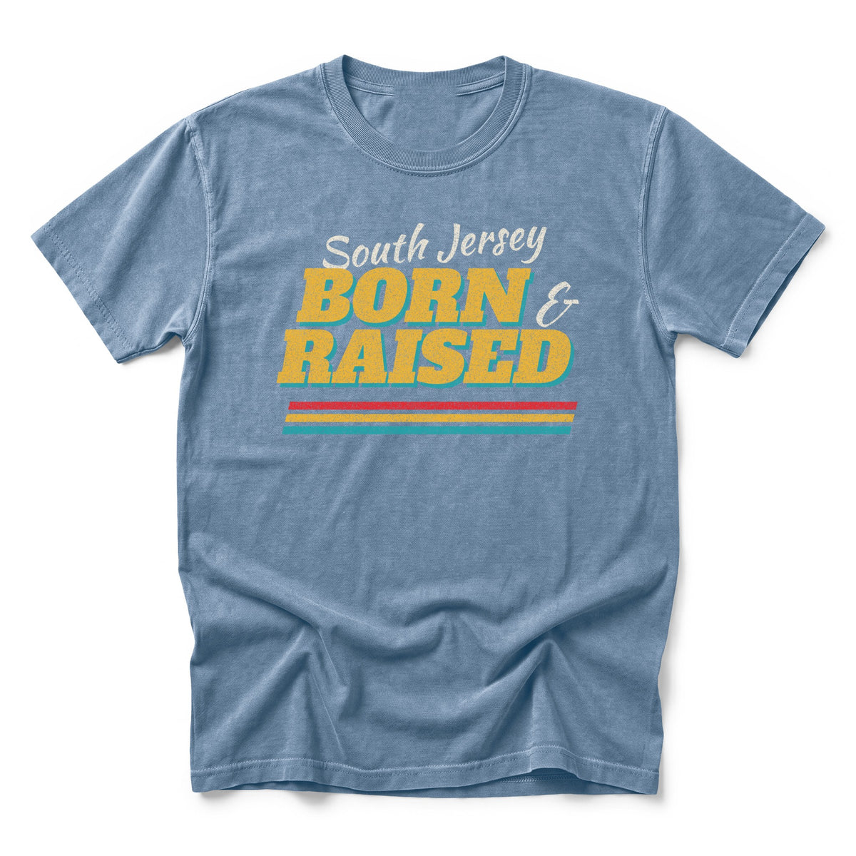 Born and Raised South Jersey Retro Tee