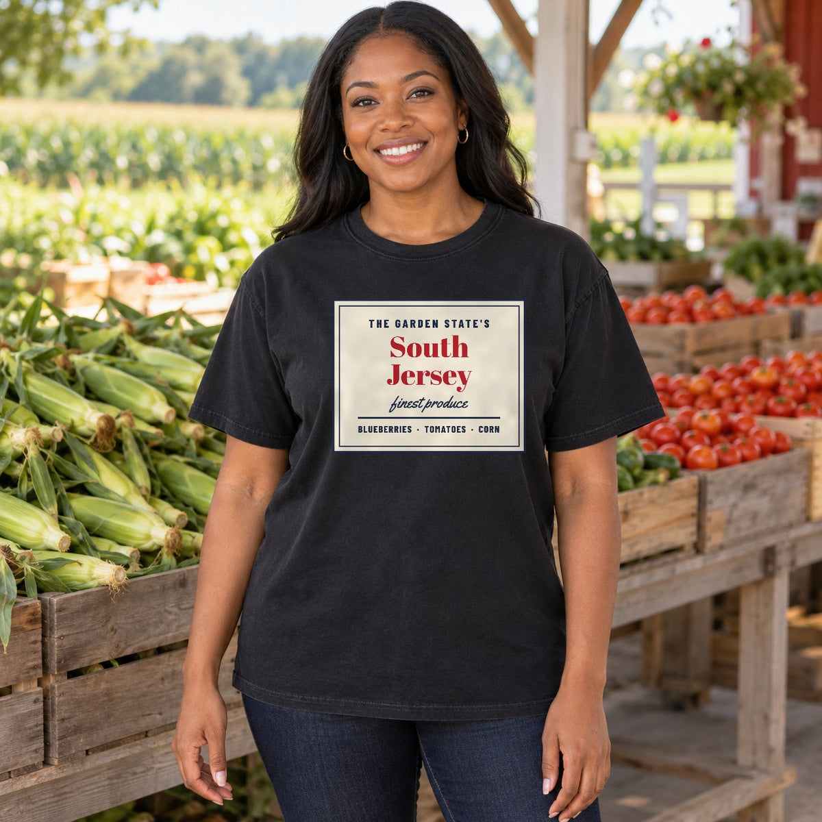 Grown Here Jersey Corn South Jersey Tee