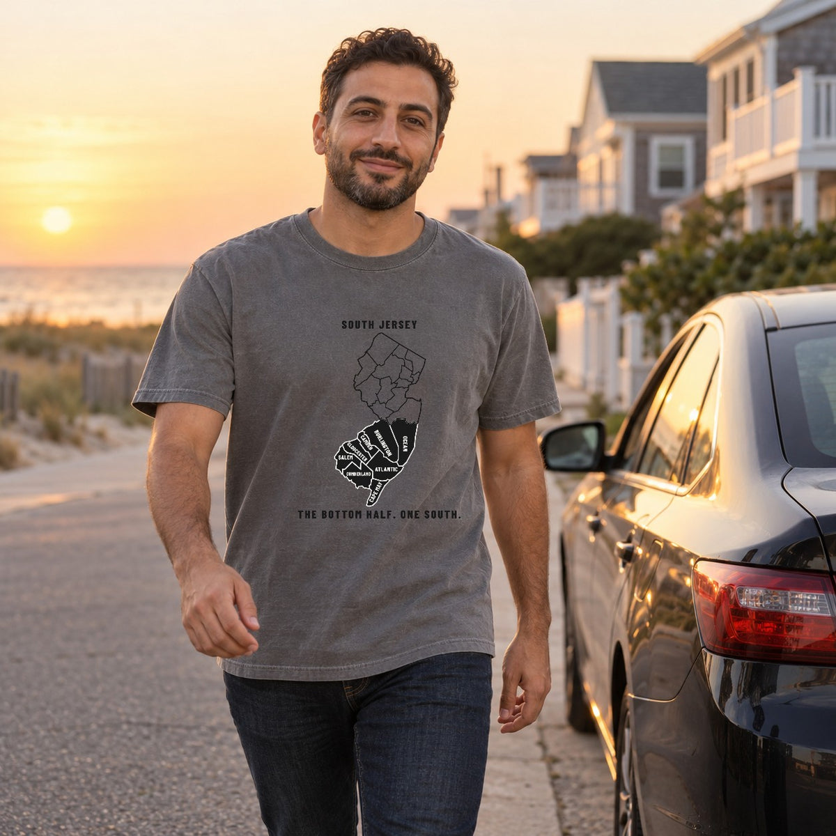 The Roster South Jersey Counties Map Tee