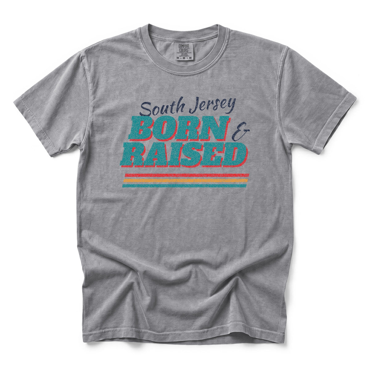 Born and Raised South Jersey Retro Tee