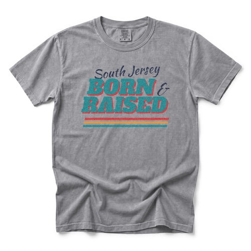 Born and Raised South Jersey Retro Tee