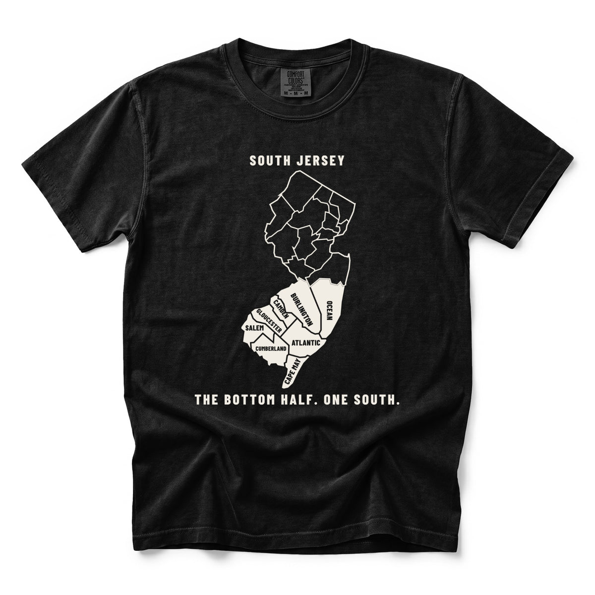 The Roster South Jersey Counties Map Tee