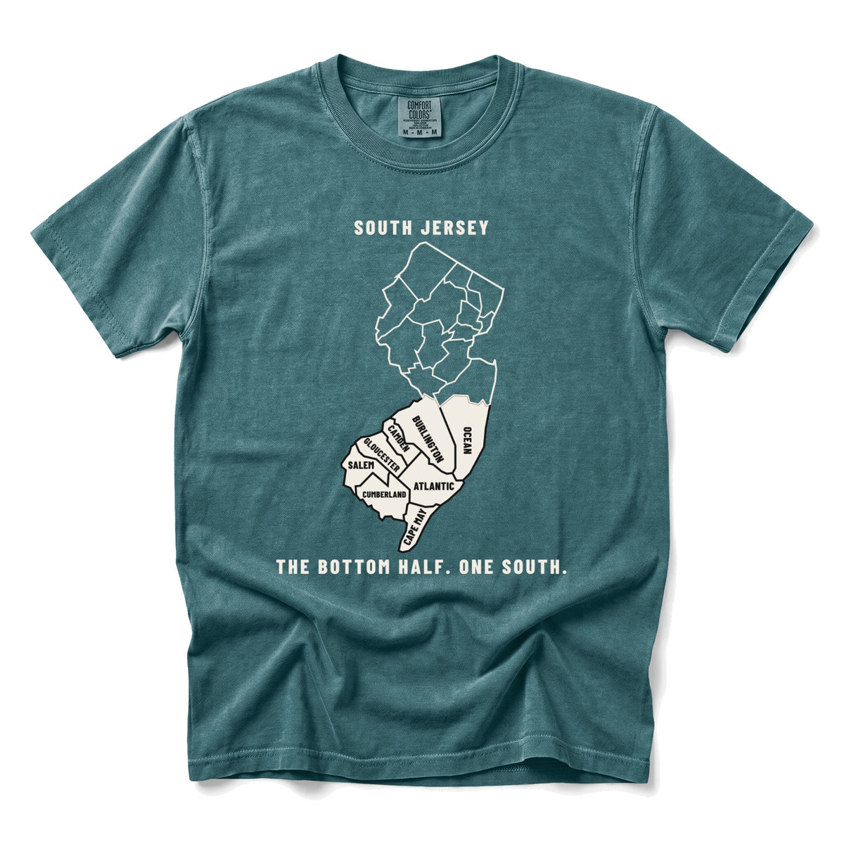 The Roster South Jersey Counties Map Tee