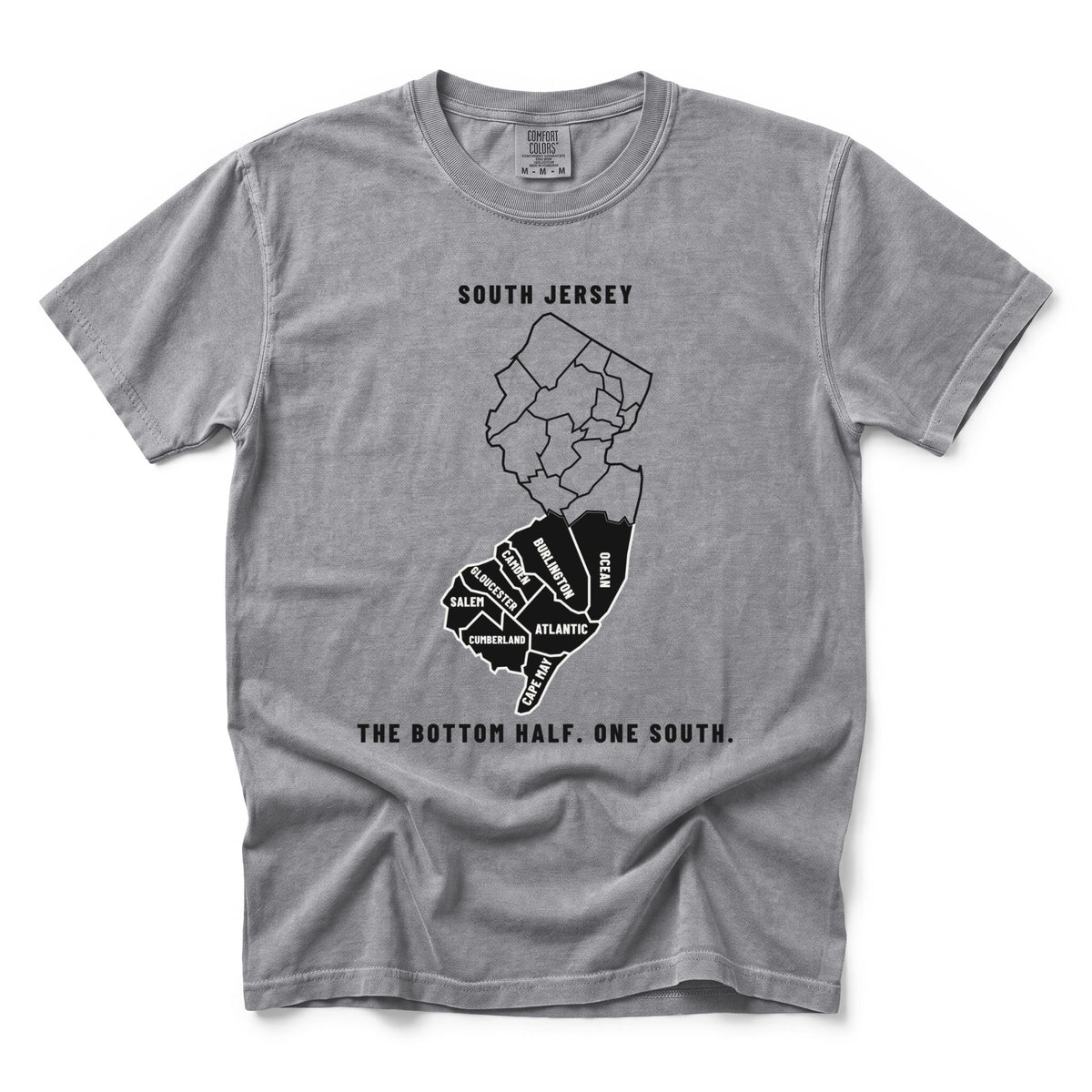 The Roster South Jersey Counties Map Tee